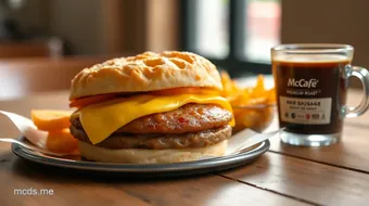 McDonald s Sausage Biscuit with Egg Meal Price Nutrition Allergen